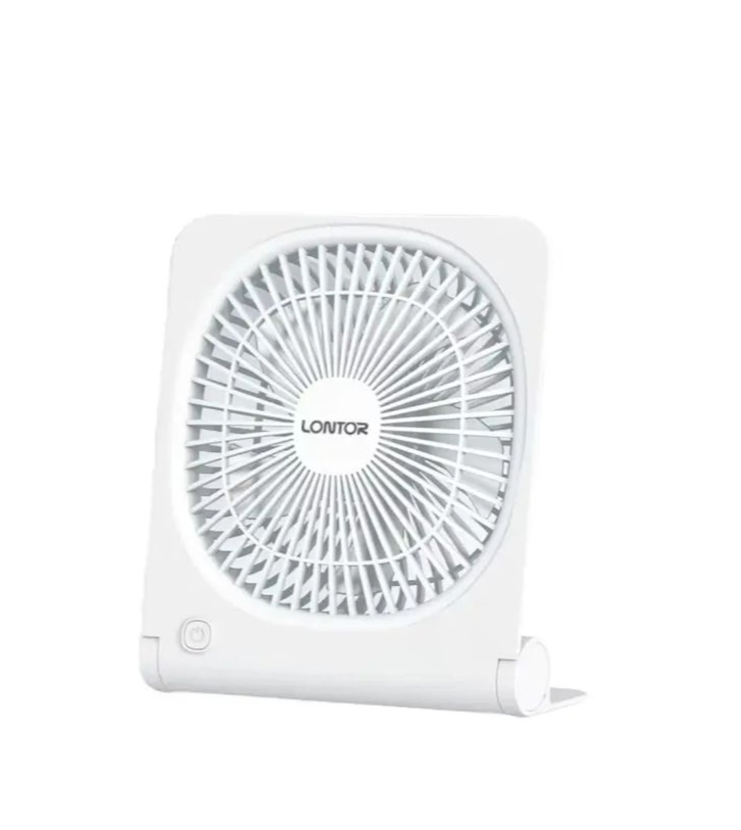 LONTOR 6 Inches Rechargeable Table Fan CTL-MF037-6