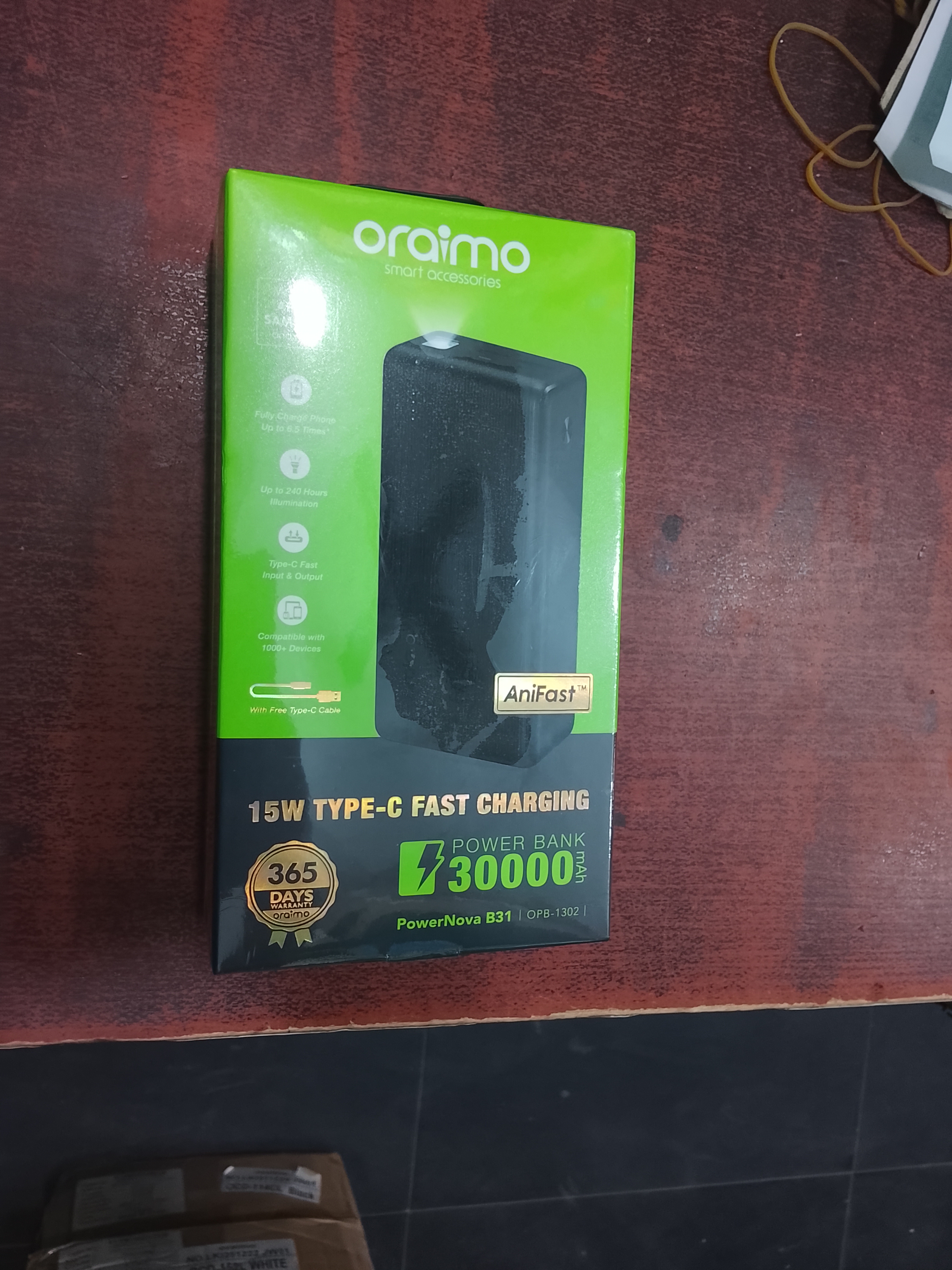 oraimo PowerNova B31 15W 30000mAh Power Bank