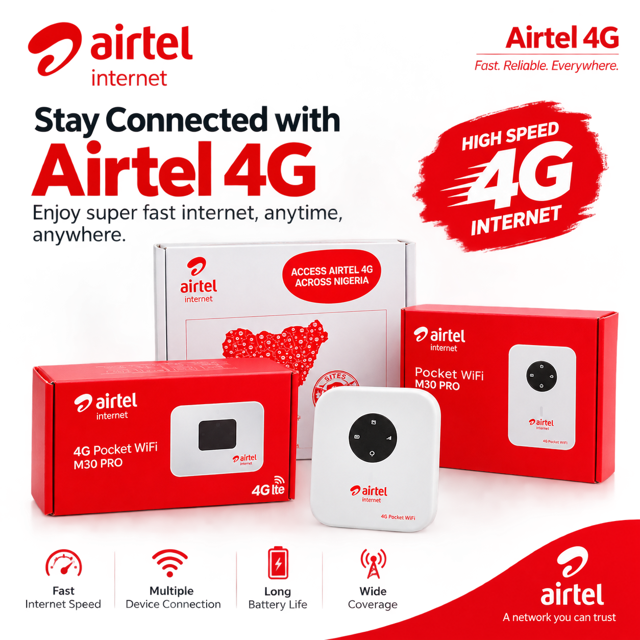 Airtel 4G pocket mifi