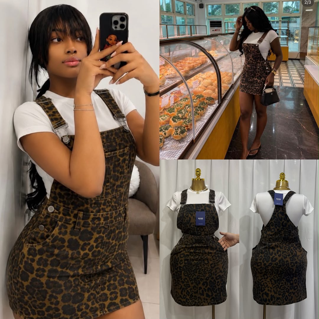 Short jeans gown