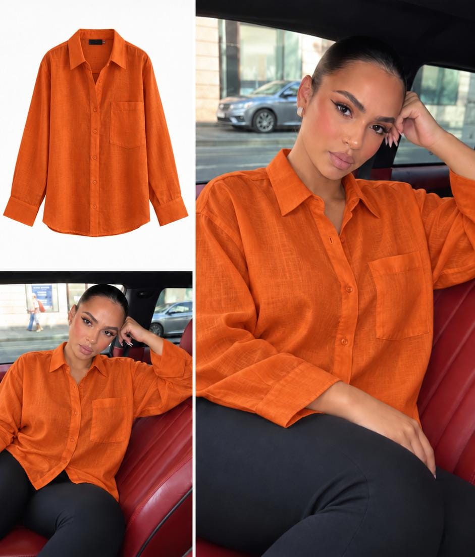 Chiffon top with black trouser