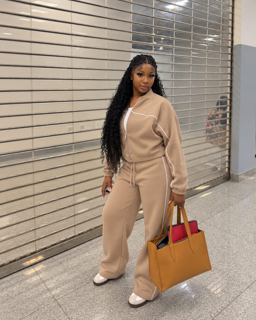 Two piece trouser and jacket