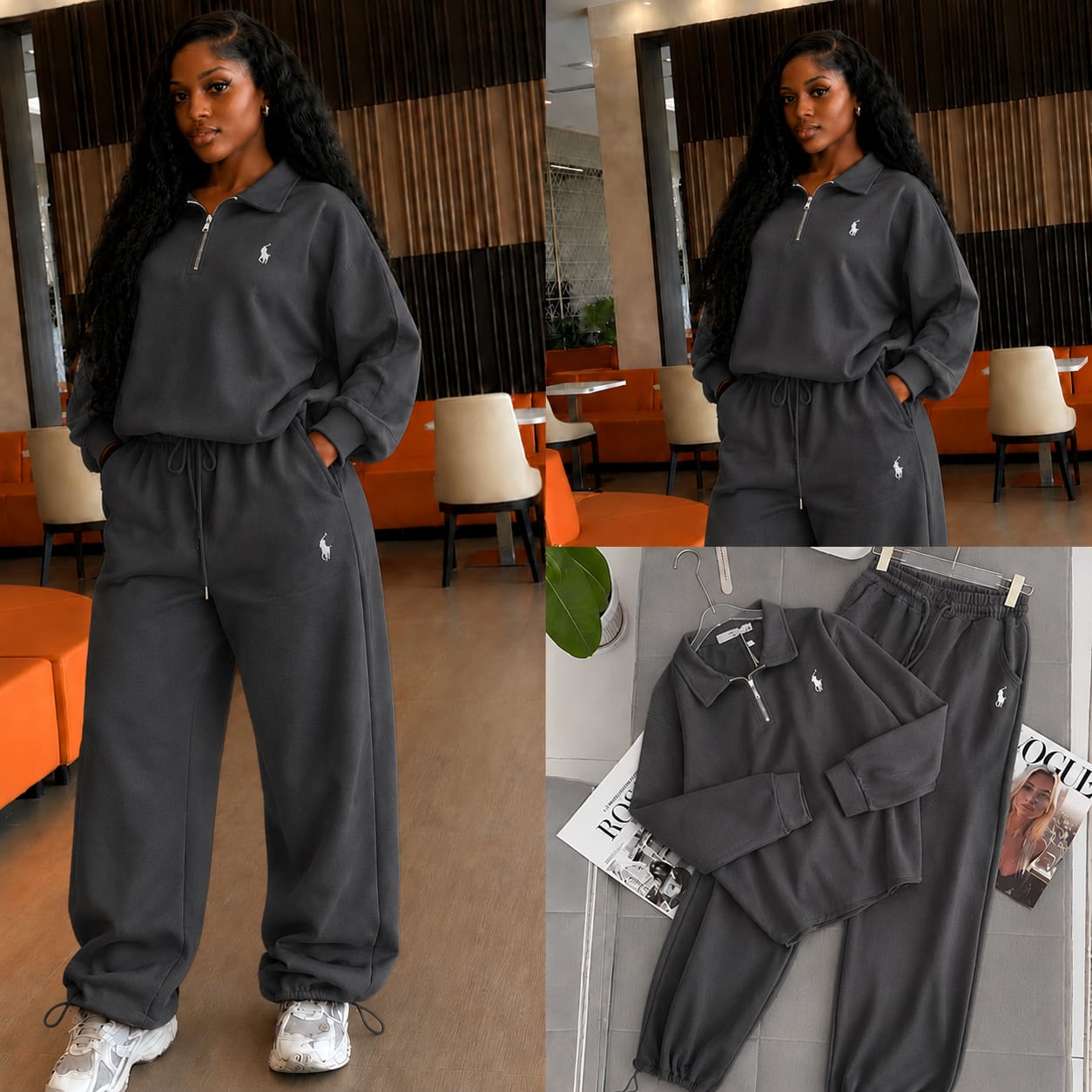 Hoodie top with trouser....