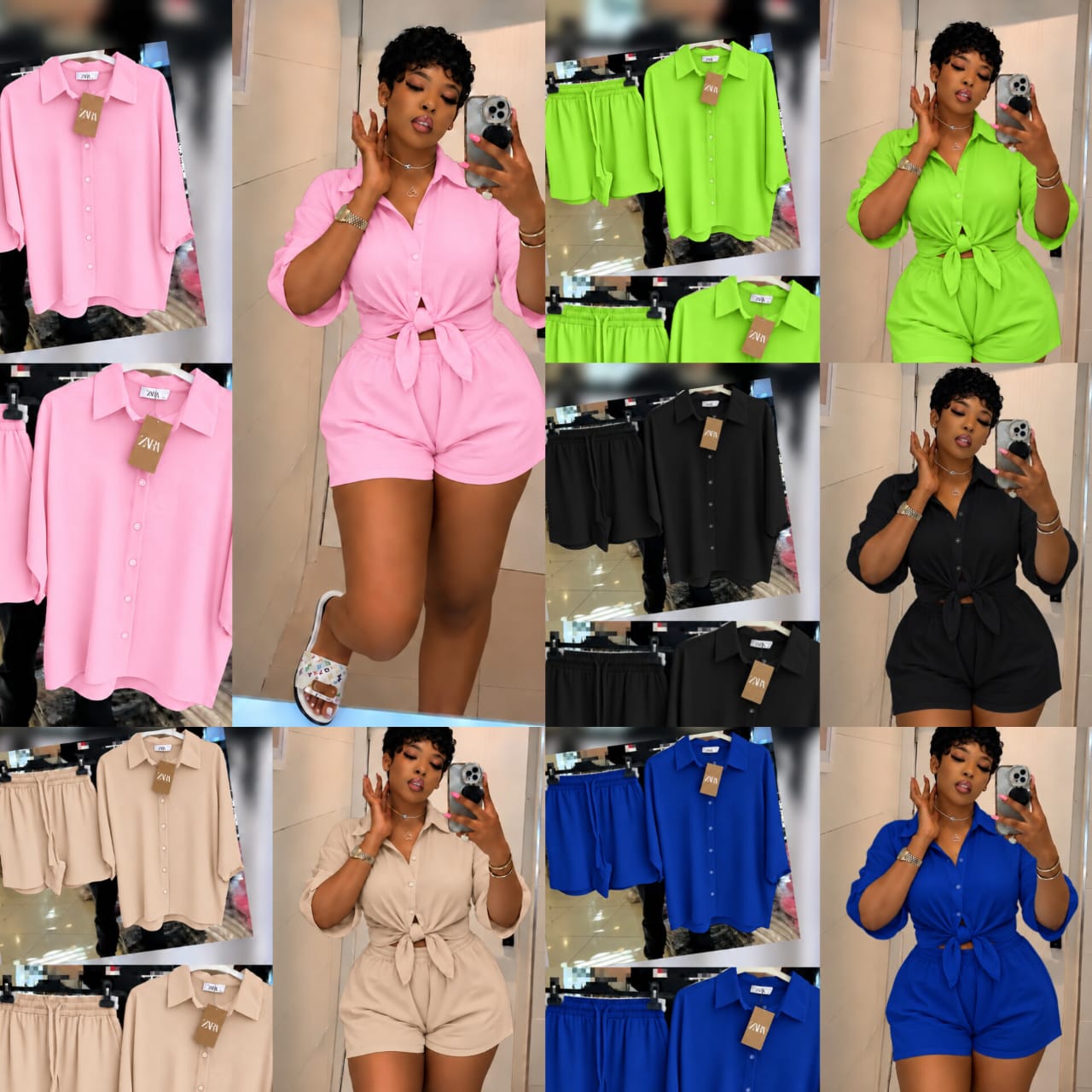 Two piece short and top ...