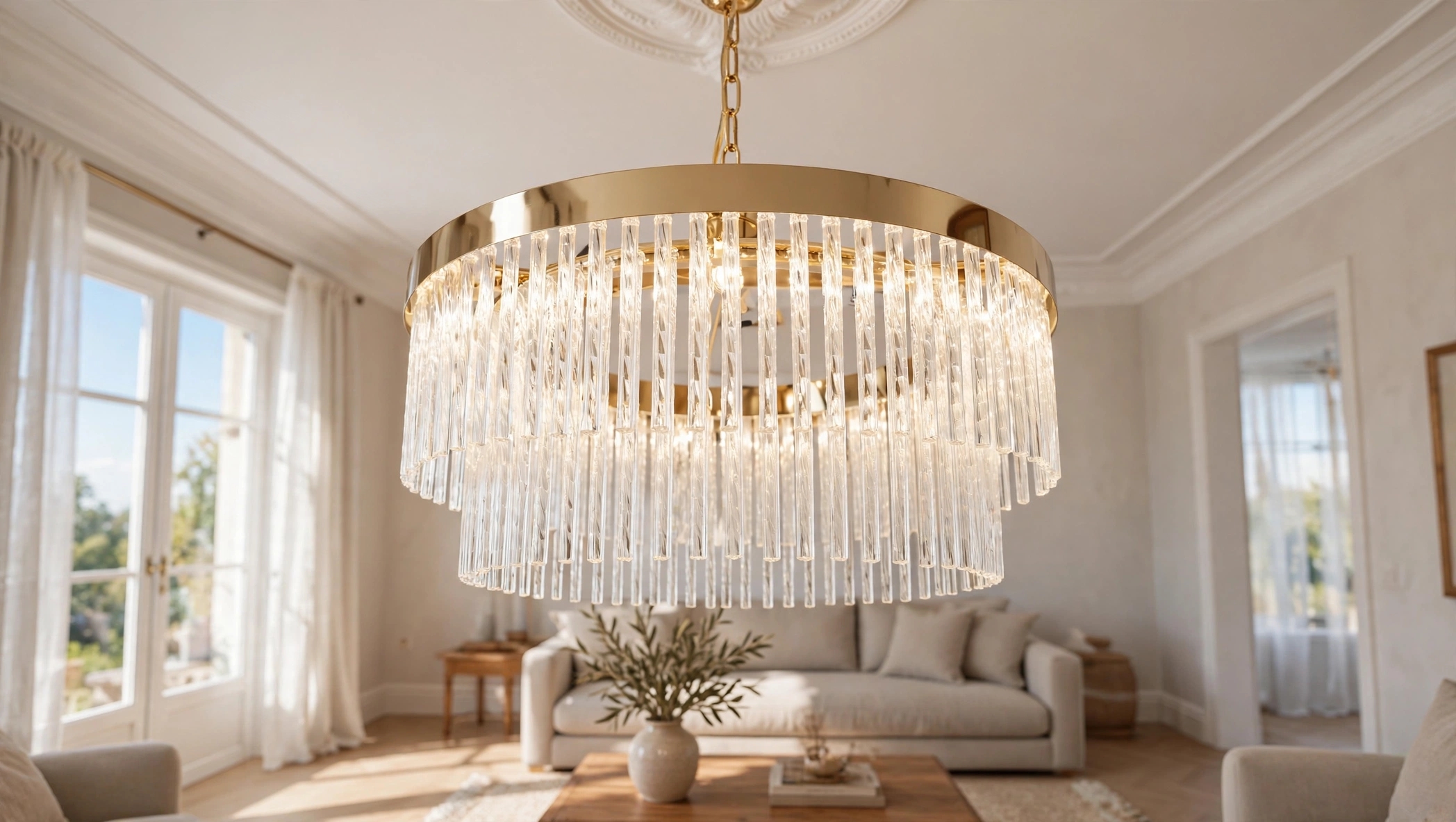 led crystal chandelier