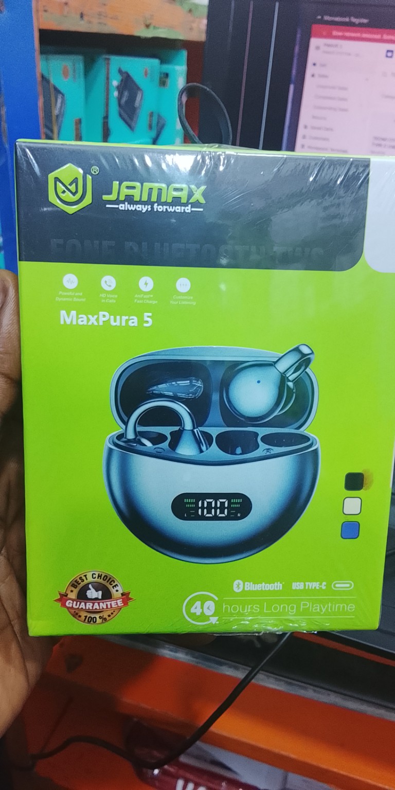 JAMAX MaxPura 5 Bluetooth Earbuds