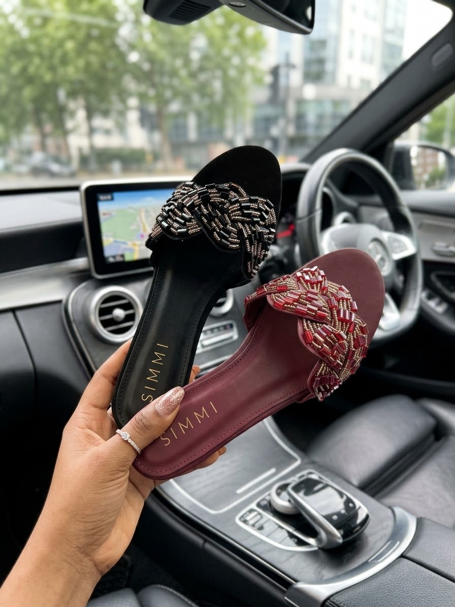 Premium leather slippers
